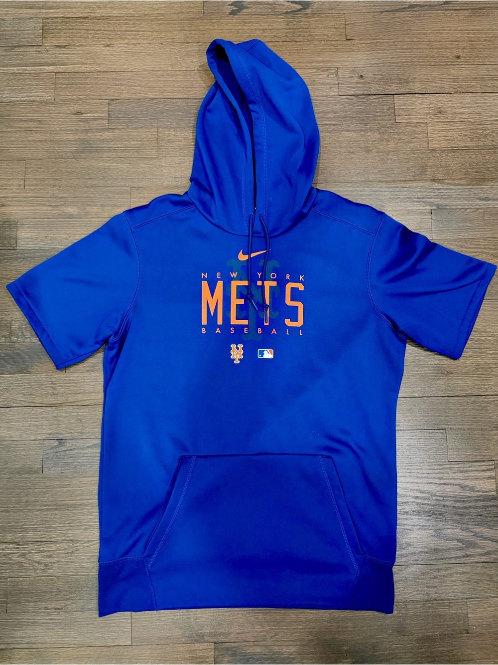 New York Mets Nike Authentic Collection Short Sleeve Sweatshirt - Size Medium